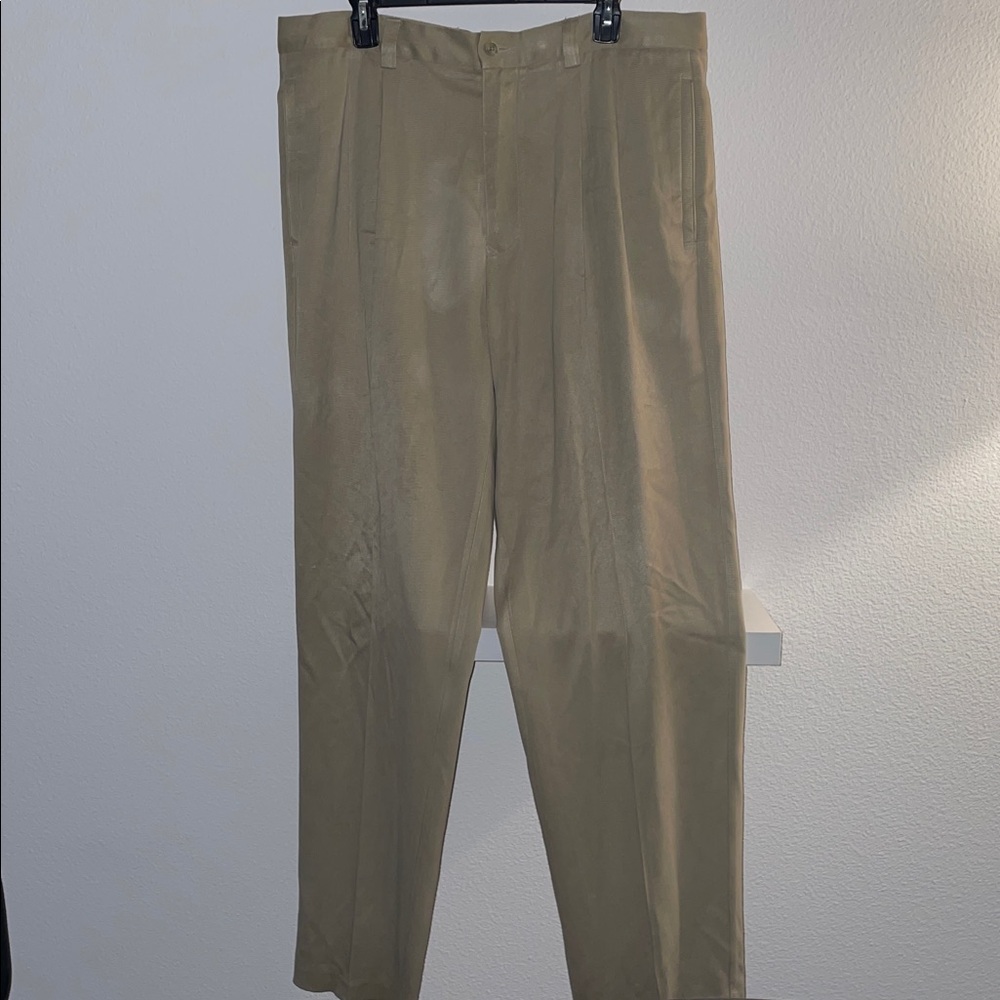 Tommy Bahama Silk Trousers in Cream
